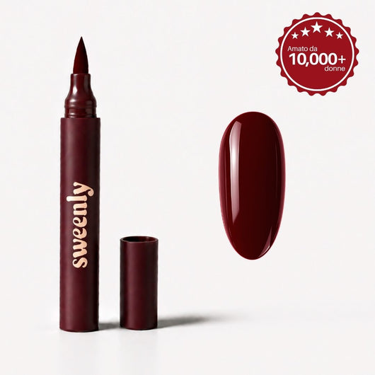 Bordeaux Nail Pen : penna e campione colore
