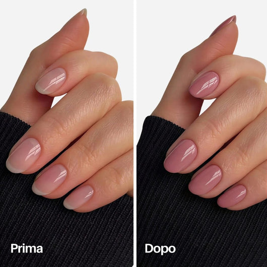 Pinky Nail Pen : prima / dopo sulle unghie
