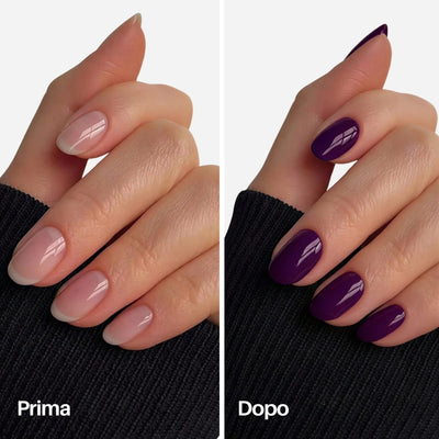 Top Coat : prima / dopo sulle unghie